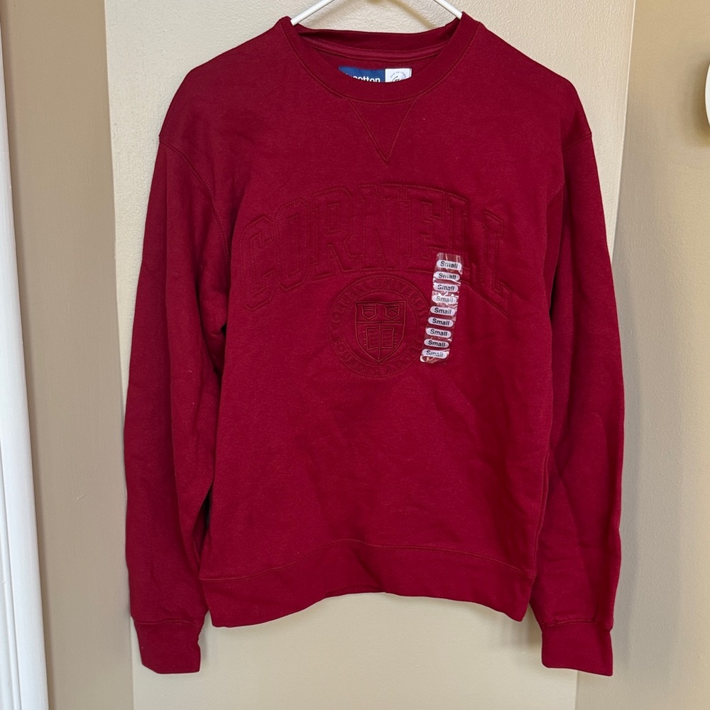 Cornell College Women's Sweatshirt size small new with tags